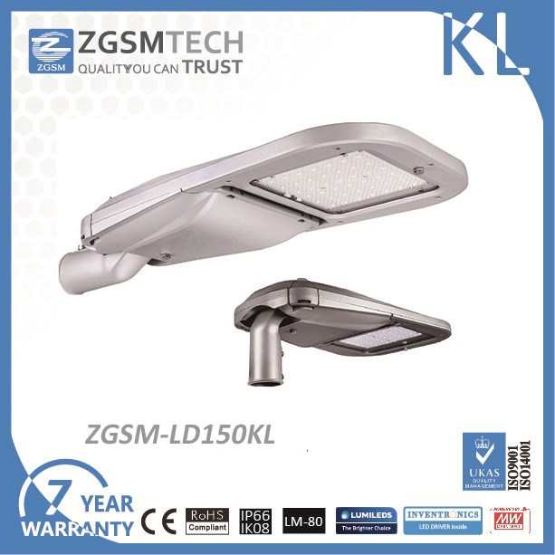 new design 150W die-cast street led light with power off protector