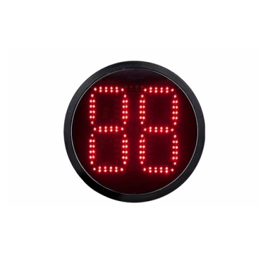 LED Traffic Lights Double Digital Countdown Timer With Red Green