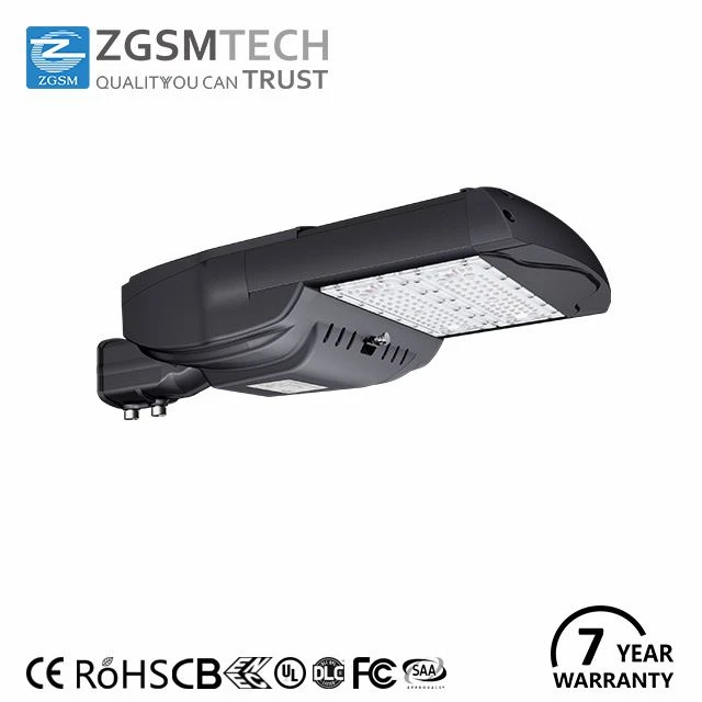 black housing led street light